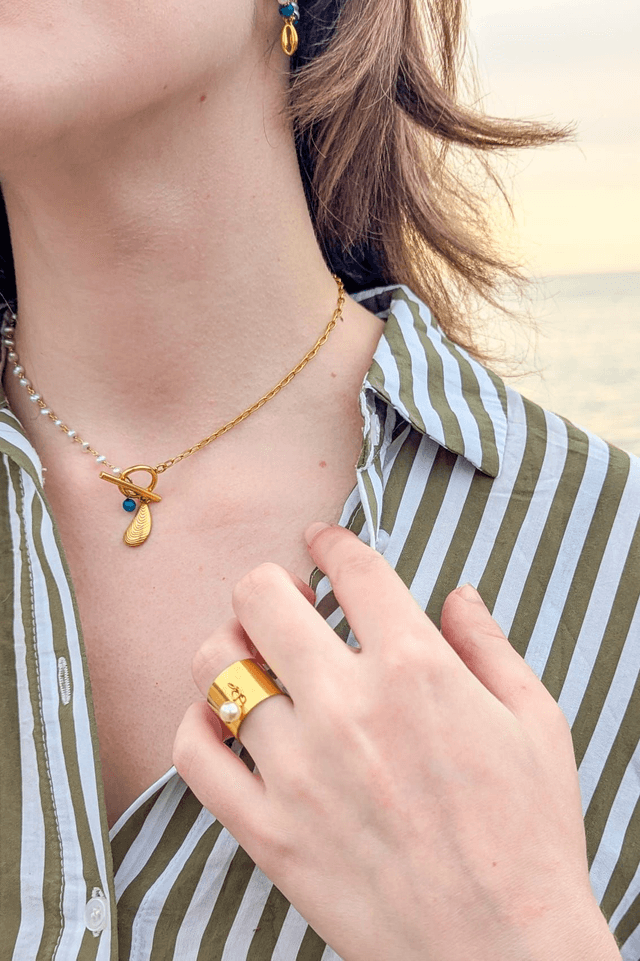 Bague Ondine - Perle nacrée