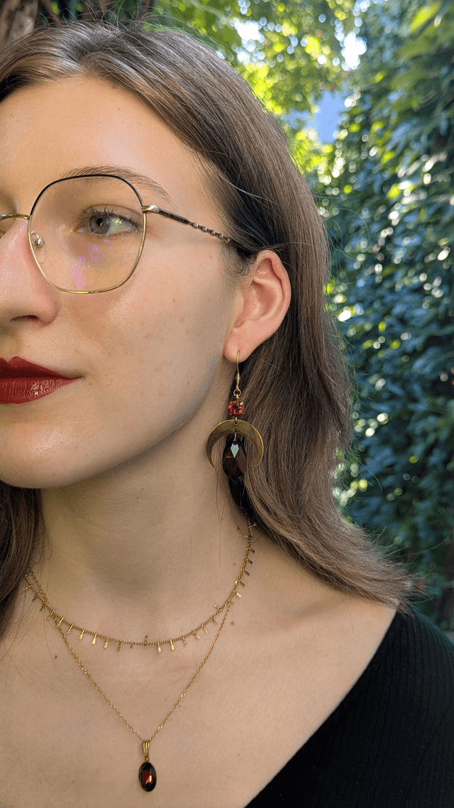 Boucles d'oreilles La Mystique - Pièce Unique