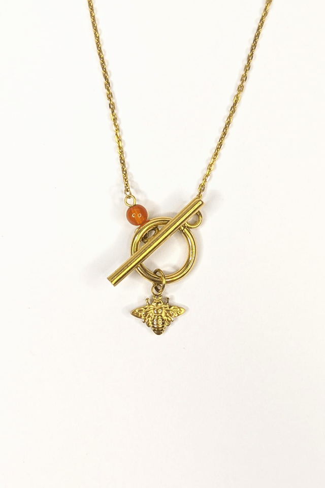 Collier Maya - Cornaline