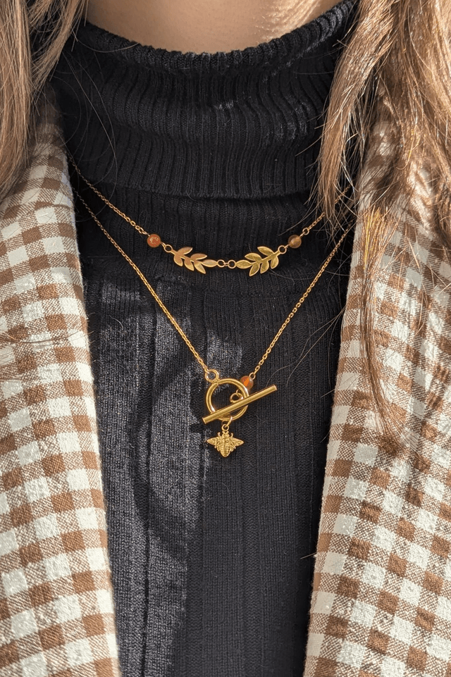 Collier Maya - Cornaline
