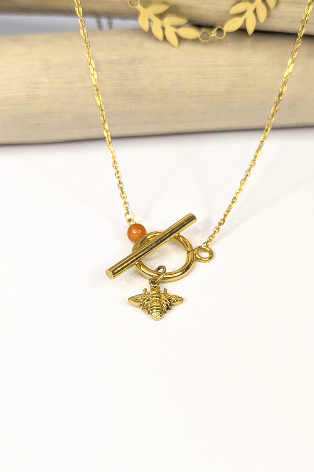 Collier Maya - Cornaline